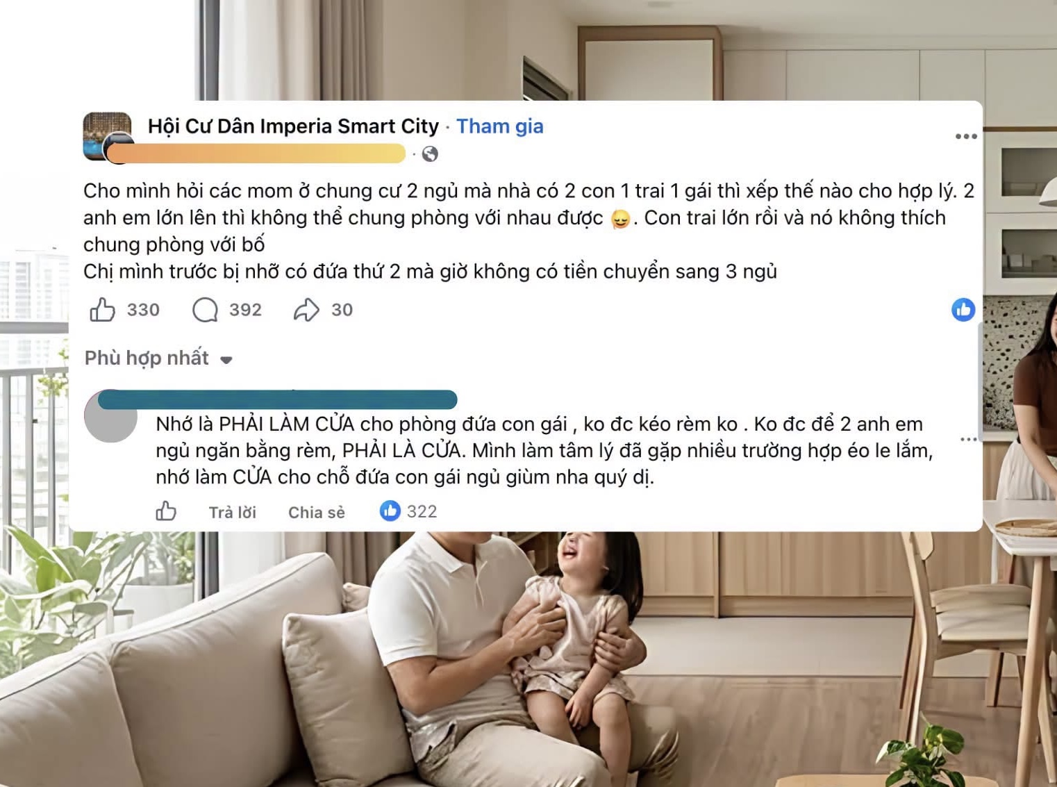 Thế mới thấy, việc sở hữu một không gian sống vừa vặn theo sự phát triển của gia đình đang là nỗi niềm đau đau của biết bao người làm công ăn lương - 1
