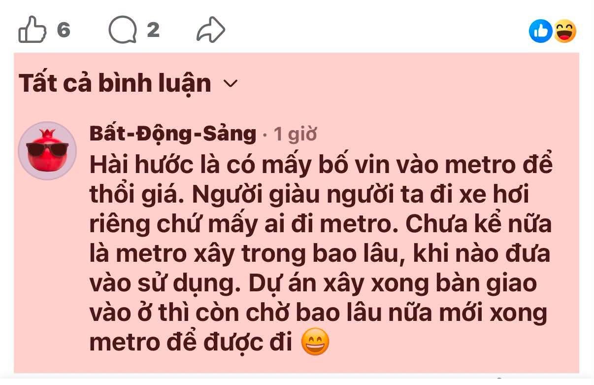 Người giàu đi xe sang chứ ai đi Metro: Môi giới nhà phán chuẩn hay ngây thơ có đào tạo? - 1