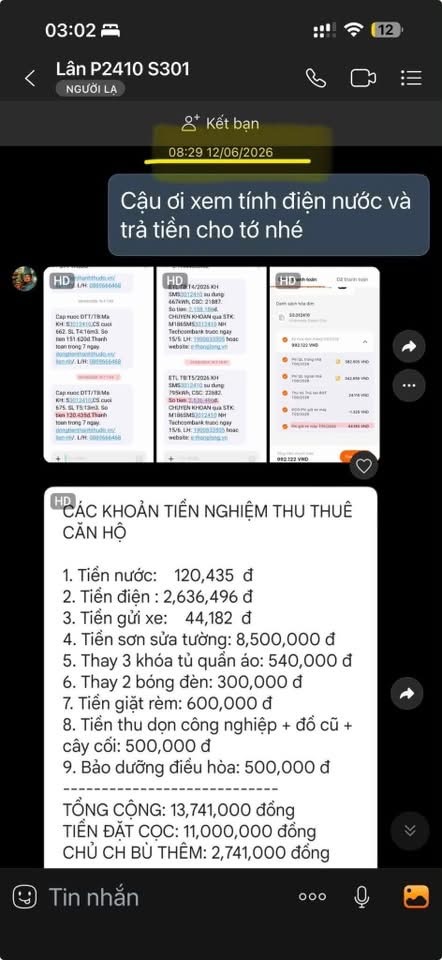 🔥 Đang viral: Thuê căn hộ gần 3 năm, đến lúc trả nhà bị tính 13,7 triệu tiền sửa chữa⁉️ - 1