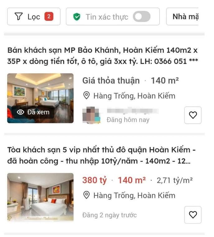 Thị trường bất động sản Hà Nội, đặc biệt ở phố cổ, từ lâu đã trở thành một thế giới khác, nơi những con số không dành cho người bình thường - 1