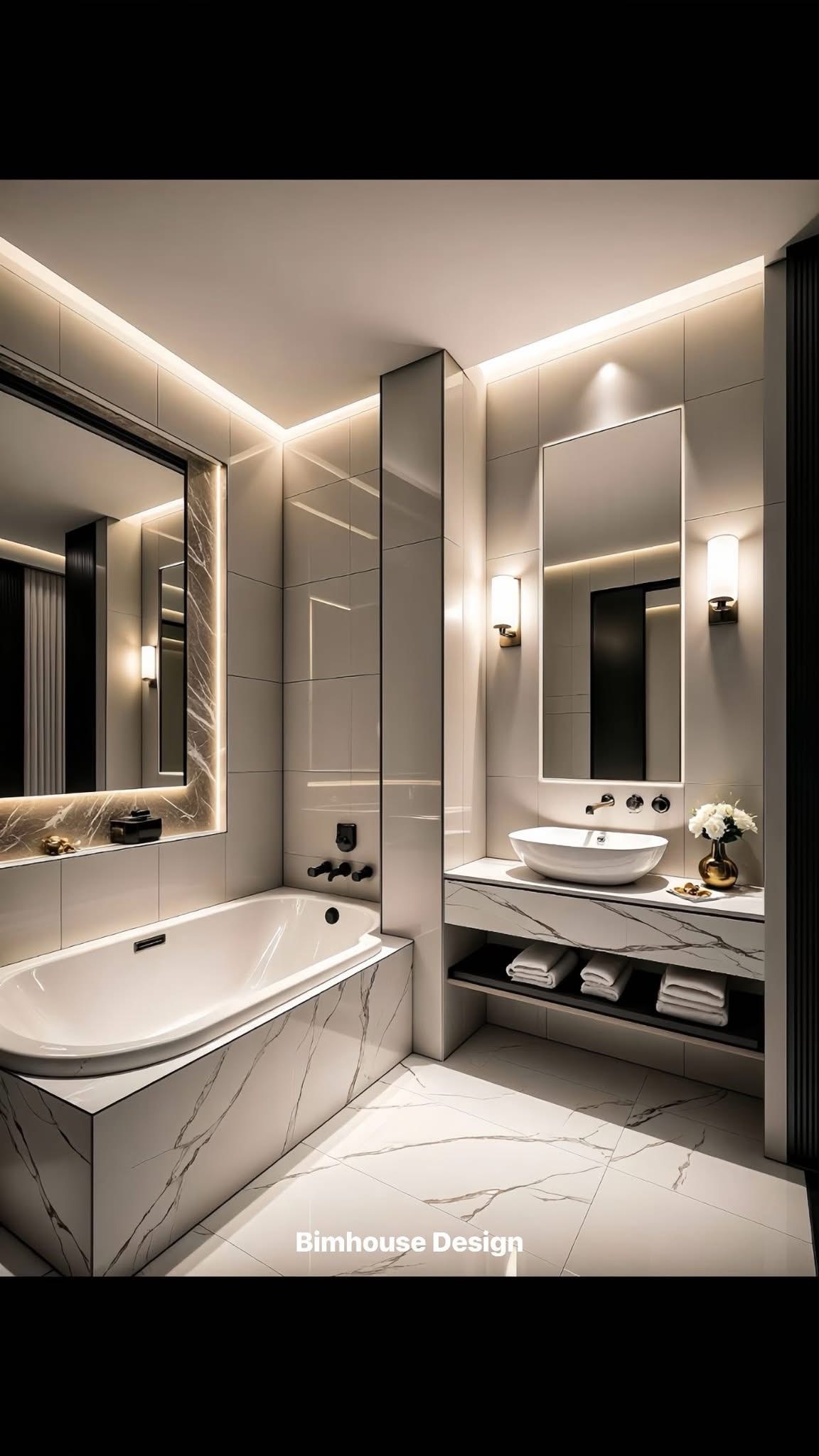 🛁 Phòng tắm trong chung cư: Khoảng lặng để tái tạo năng lượng - 1