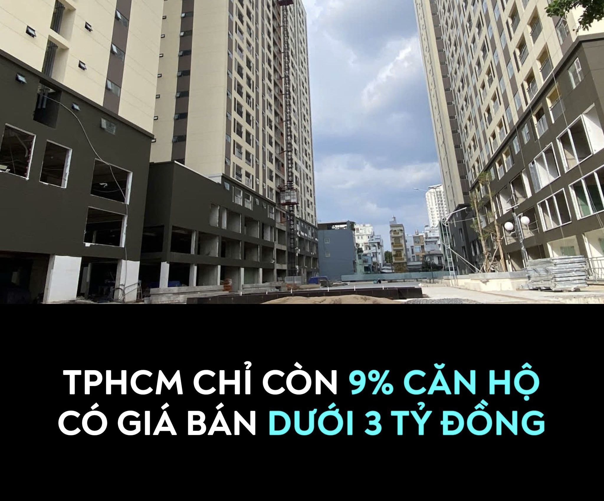 Sợ hãi thật: Căn hộ dưới 3 tỷ ở TP.HCM đang trở thành loài sắp tuyệt chủng - 1