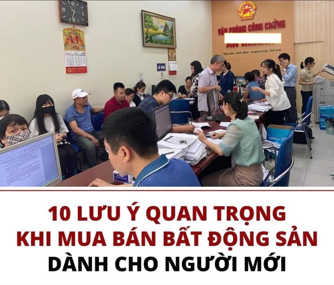 10 lưu ý khi giao dịch bất động sản dành cho người mới - 1