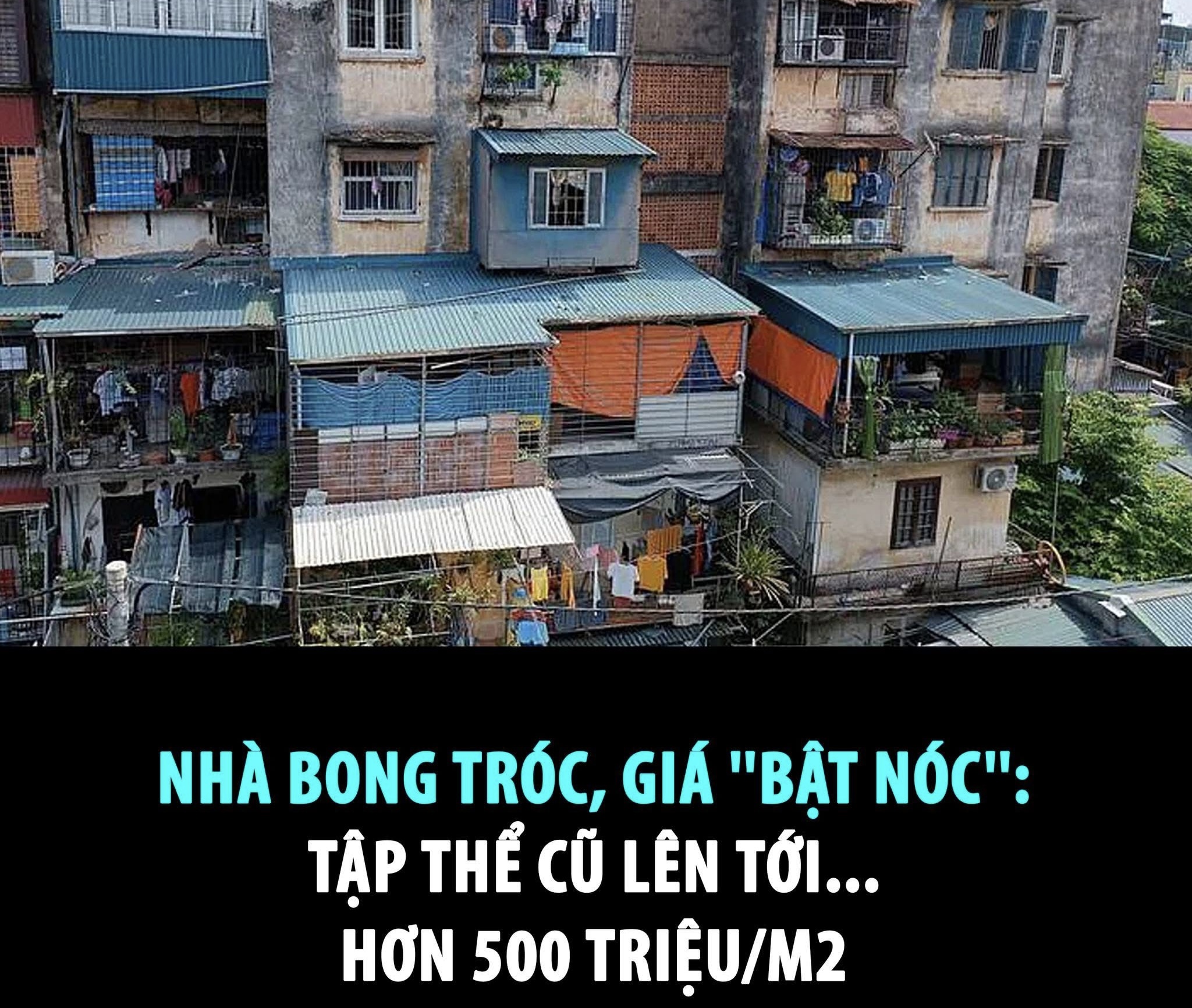 Nhà nứt tường, giá nứt óc: tập thể cũ bất ngờ “hóa rồng” 500 triệu/m² - 1