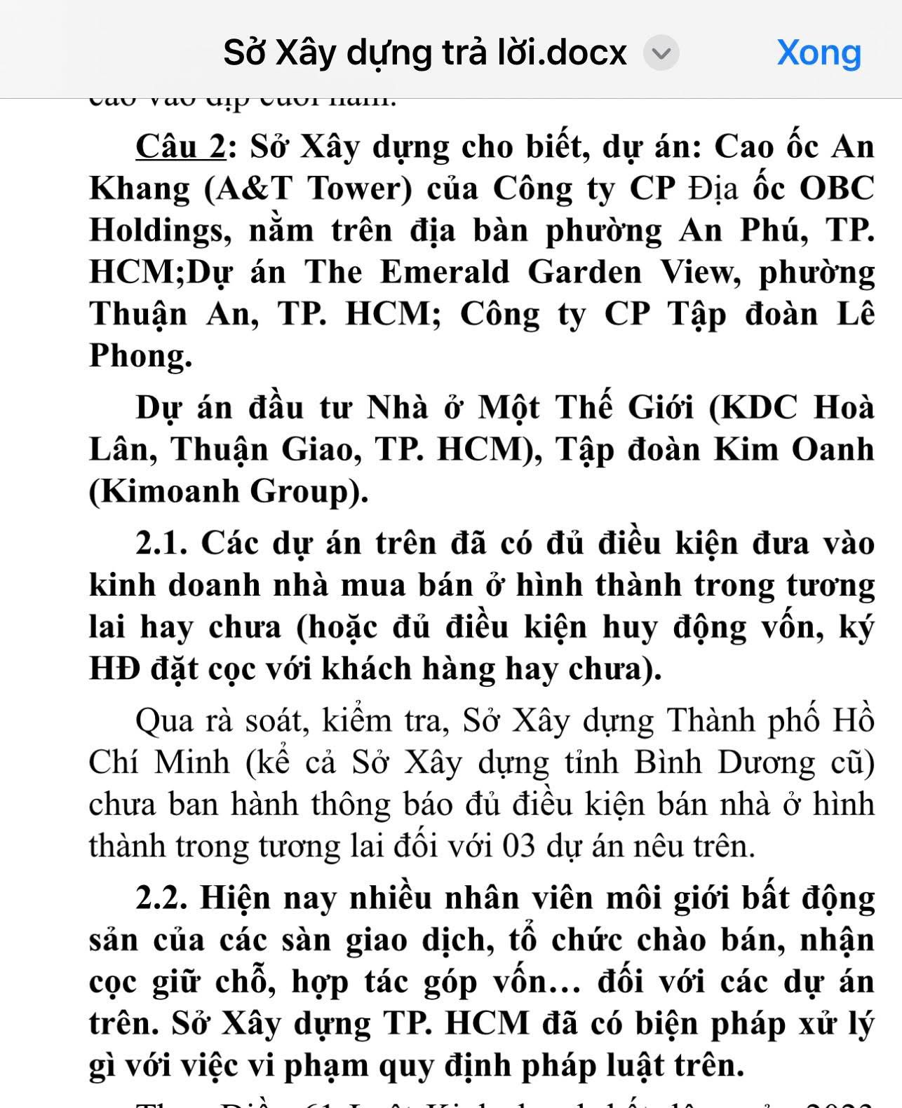 Khi cơ quan quản lý siết chặt và cấm chủ đầu tư nhận tiền đặt cọc đối với dự án chưa đủ điều kiện mở bán, thị trường lập tức xuất hiện nhiều “biến thể pháp lý” để lách quy định  - 1