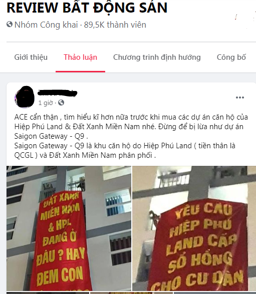 Đất Xanh Miền Nam và Hiệp Phú Land bị cư dân Saigon Gateway tố đem con bỏ chợ? - Ảnh 1