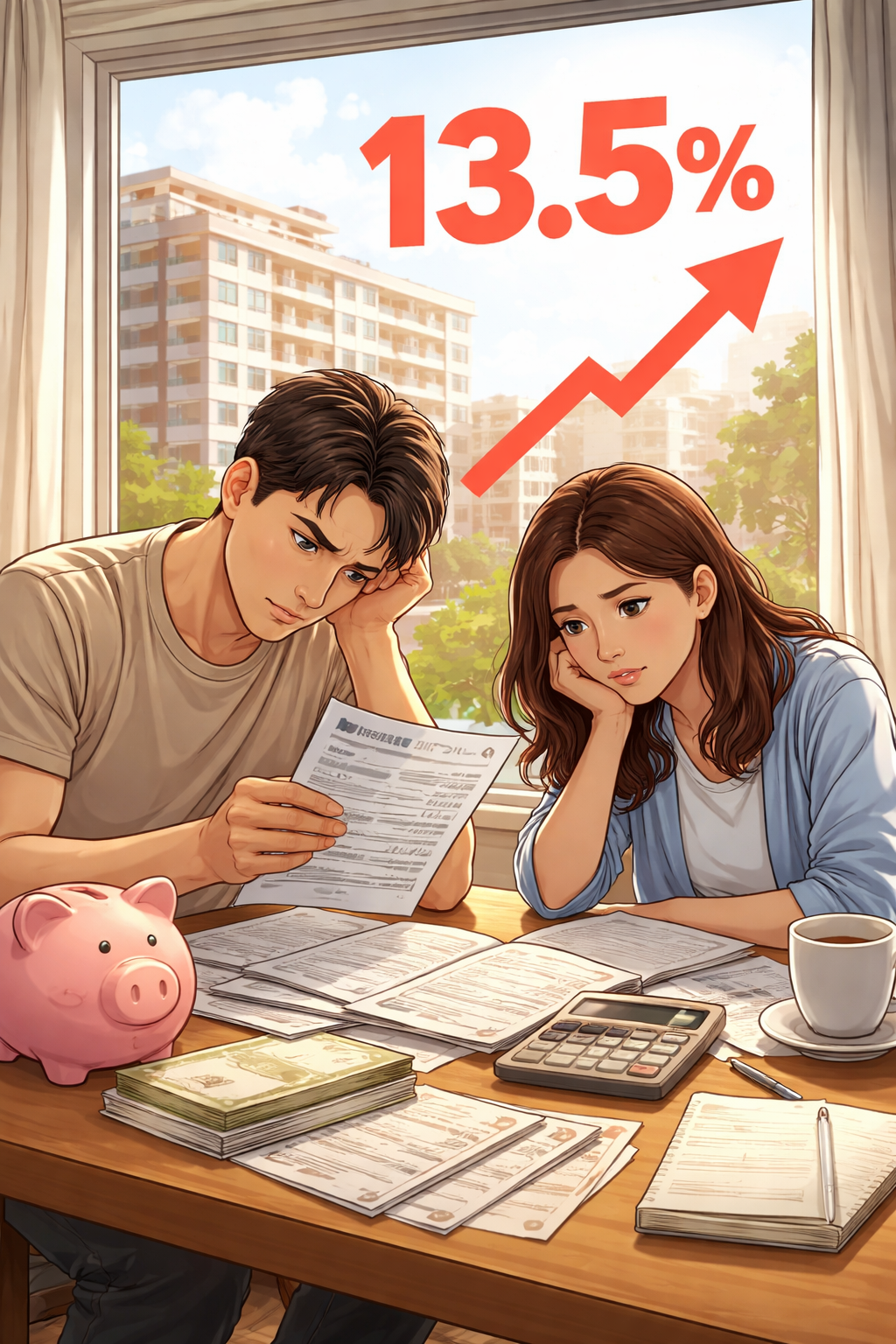 Lãi vay mua nhà tại các ngân hàng quốc doanh tăng mạnh, chạm mốc 13,5%: Mua nhà lúc này là đầu tư hay tự “gánh tạ”?  - 1