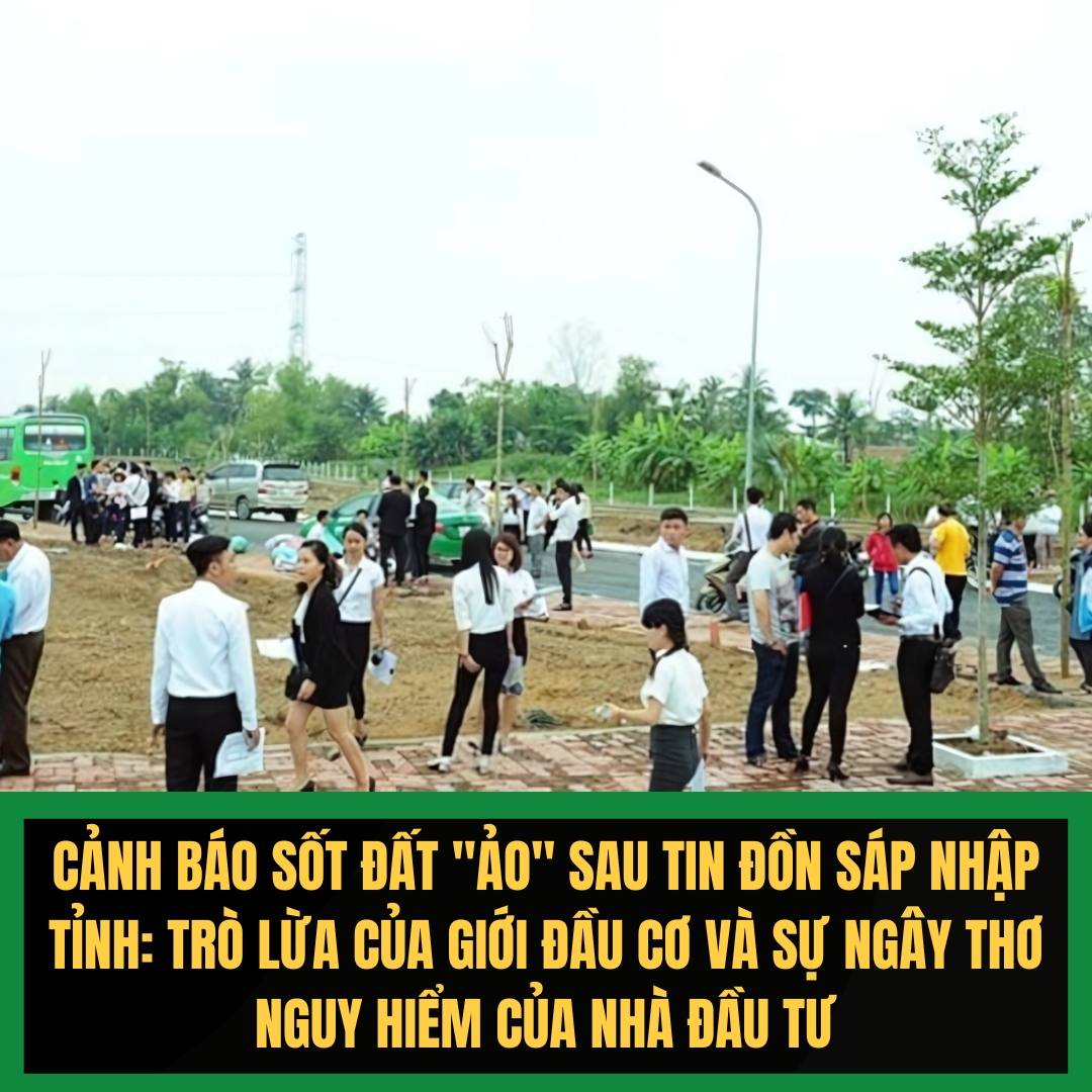 CẢNH BÁO SỐT ĐẤT "ẢO" SAU TIN ĐỒN SÁP NHẬP TỈNH: TRÒ LỪA CỦA GIỚI ĐẦU CƠ VÀ SỰ NGÂY THƠ NGUY HIỂM CỦA NHÀ ĐẦU TƯ - 1