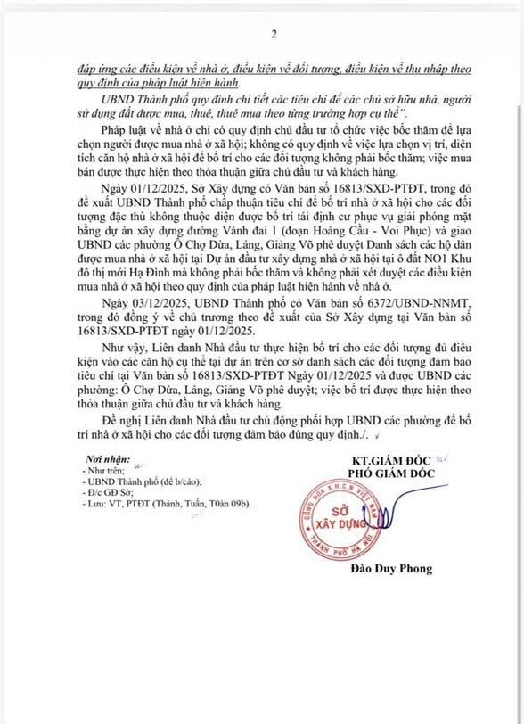 THÔNG BÁO QUAN TRỌNG: Nhà Ở Xã Hội UDIC Hạ Đình được bố trí để tái định cư không cần phải bốc thăm - 2