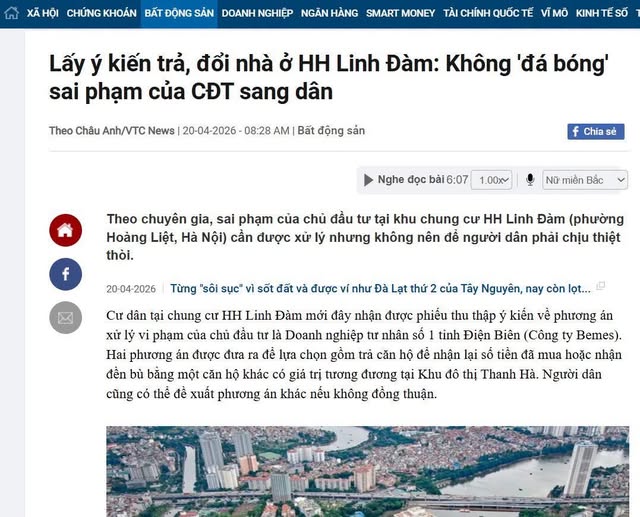 Chuyện một nhà báo mua nhà không sổ   - 1