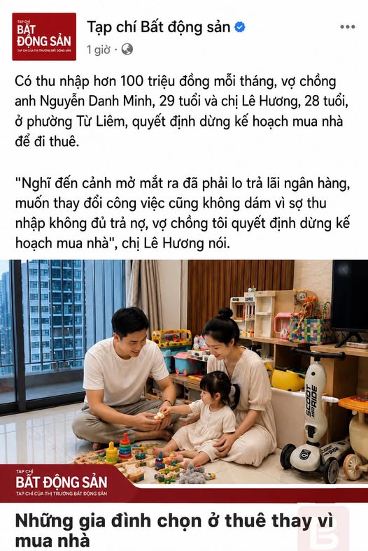 Thu nhập 100 triệu vẫn sợ mua nhà: Khi người giàu dạt về phe "ở thuê" và nghịch lý nghẹt thở của phố thị  - 1