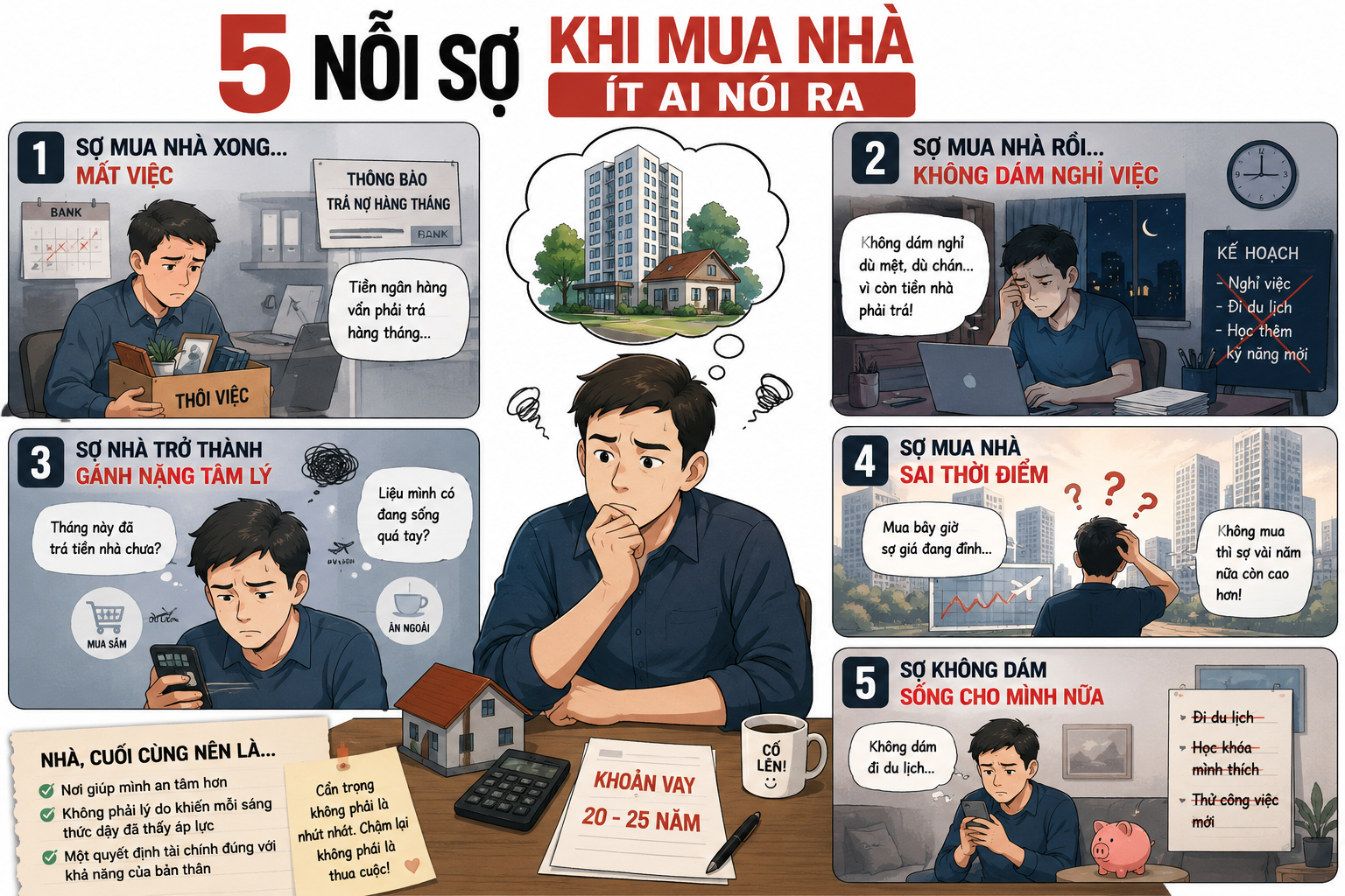 Phía sau chiếc chìa khóa nhà: 5 nỗi sợ khi mua nhà mà nhiều người không dám nói ra  - 1
