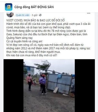 Bài viết gya xôn xao cộng đồng bất động sản