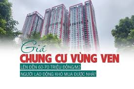 Giá chung cư vùng ven lên đến 60-70 triệu đồng/m2, người lao động khó mua được nhà?  - 1