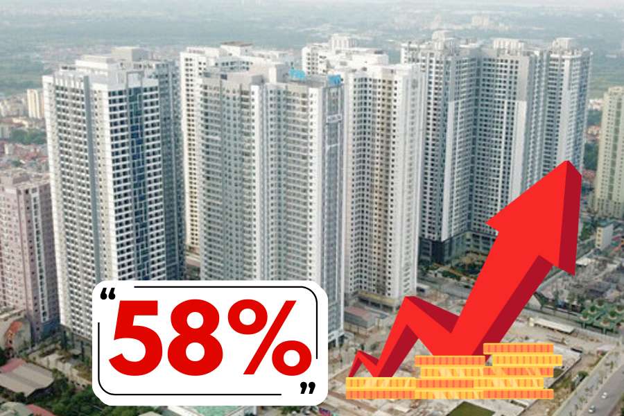 Giá chung cư Hà Nội tăng 58% sau 5 năm, "chiếm sóng" thanh khoản thị trường  - 1