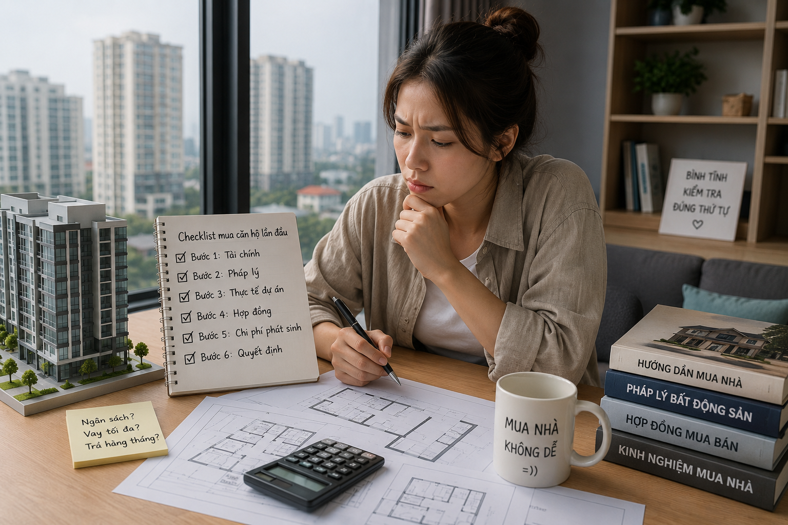 Checklist mua nhà lần đầu: Đừng để con tim "át" cái ví tiền, 6 bước test nhanh trước khi xuống cọc - 1