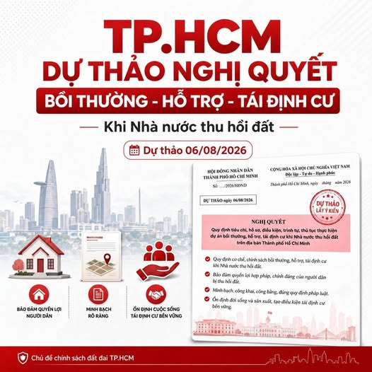🚨TP.HCM ĐỀ XUẤT CÓ TRƯỜNG HỢP BỒI THƯỜNG ĐẤT GẤP 2 LẦN  - 1