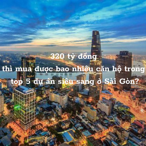 320 tỷ đồng thì mua được bao nhiêu căn hộ trong top 5 dự án siêu sang ở Sài Gòn? - 1