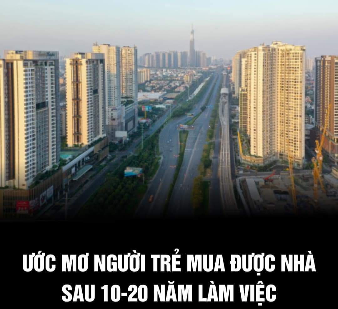 GIÁ NHÀ CHỈ NÊN TƯƠNG ĐƯƠNG 6 - 10 NĂM THU NHẬP  - 1