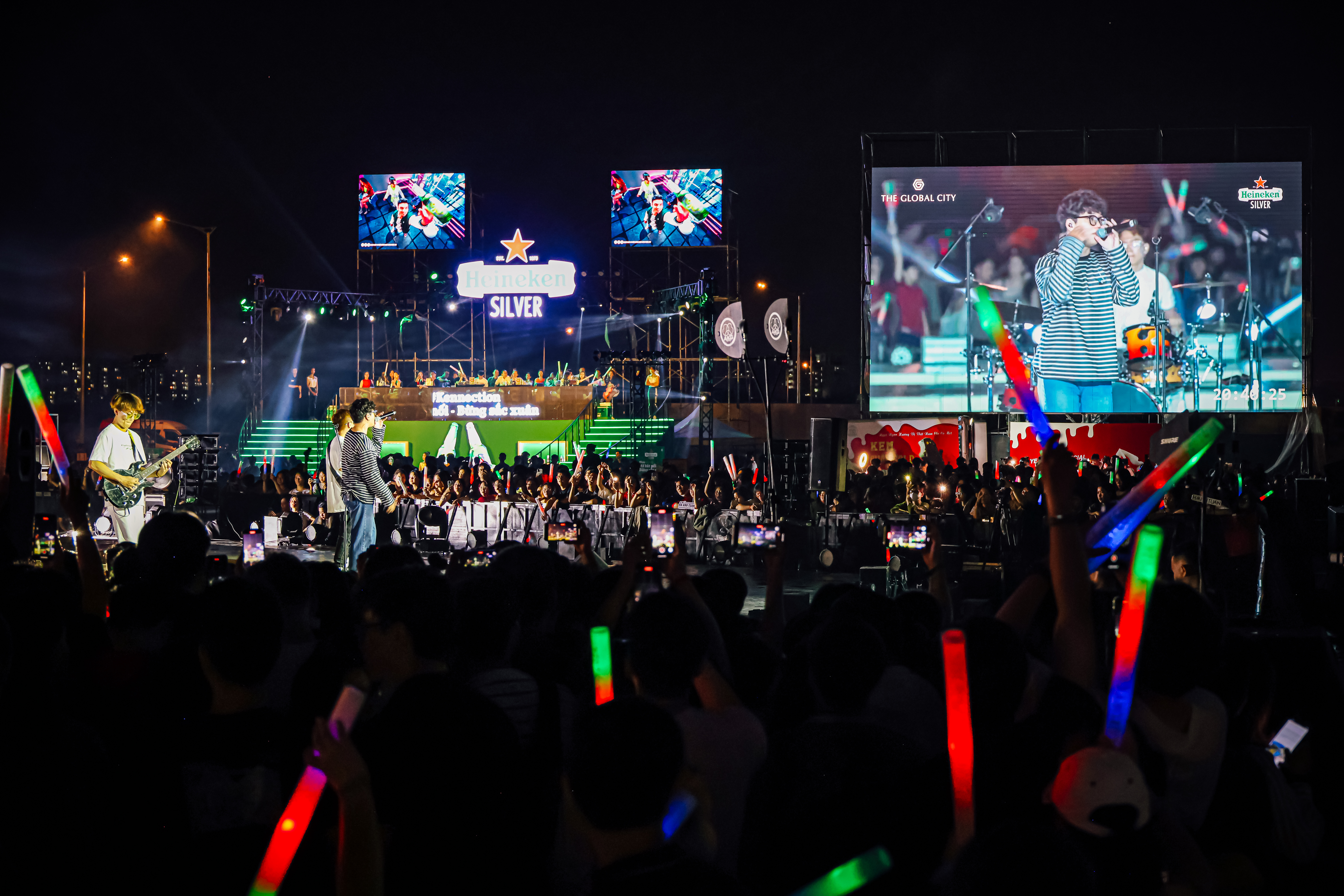 Thương hiệu countdown đ&igrave;nh đ&aacute;m Heineken tại The Global City
