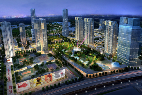 Địa ốc Tây Nam Hà Nội hấp dẫn nhà đầu tư với nhà phố thương mại cao cấp - 1