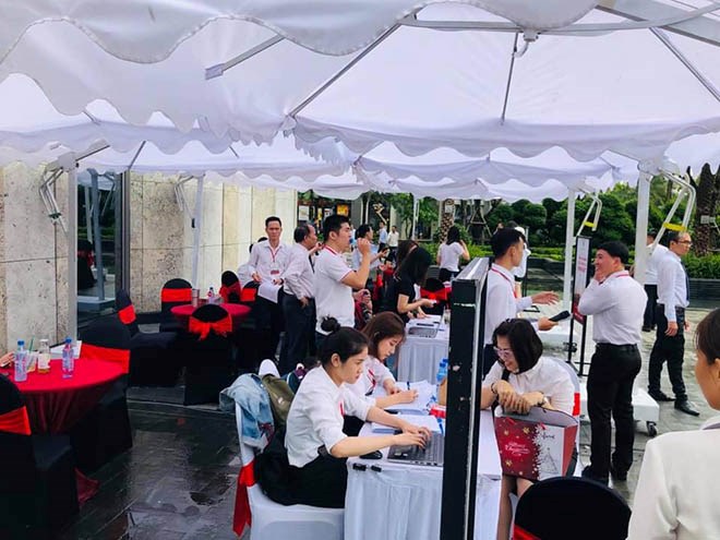 Hình ảnh tại sự kiện lái thử xe hơi Vinfast cho nhân viên tập đoàn Vingroup diễn ra tại Vinhomes Central Park, thành phố Hồ Chí Minh.