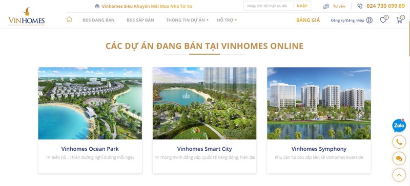 Nền tảng giúp khách hàng có thể mua các dự án bất động sản từ xa với đầy đủ thông tin như quy hoạch, vị trí cũng như các tài liệu về dự án cho khách hàng.