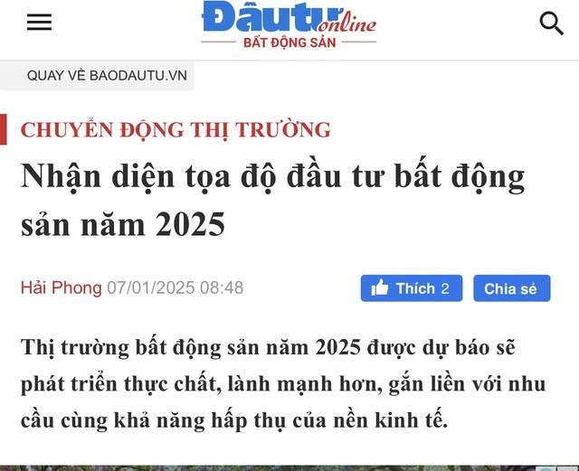 Đ&#226;u l&#224; ph&#226;n kh&#250;c bất động sản đầu tư tiềm năng trong thời gian tới?  - Ảnh 1