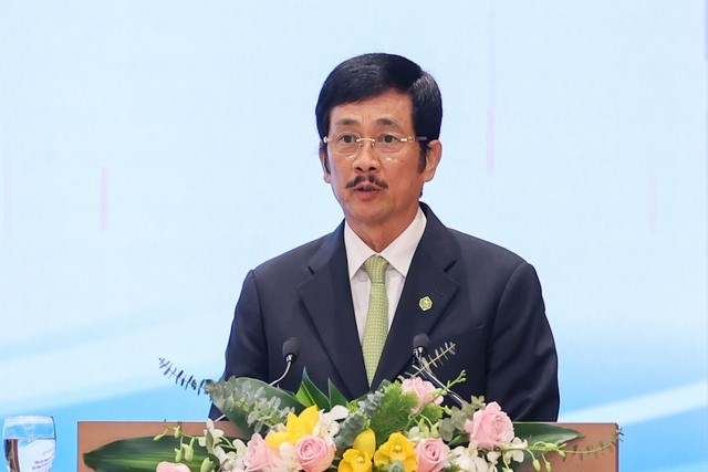 &Ocirc;ng B&ugrave;i Th&agrave;nh Nhơn cho biết, Novaland đang c&ograve;n 25.000 tỷ đồng bị phong toả tại c&aacute;c ng&acirc;n h&agrave;ng thương mại. (Ảnh VGP/Nhật Bắc)
