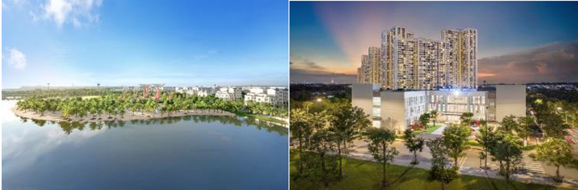 Kh&ocirc;ng gian sinh th&aacute;i v&agrave; tiện &iacute;ch trọn vẹn đủ đầy cho cư d&acirc;n tại Vinhomes Grand Park.