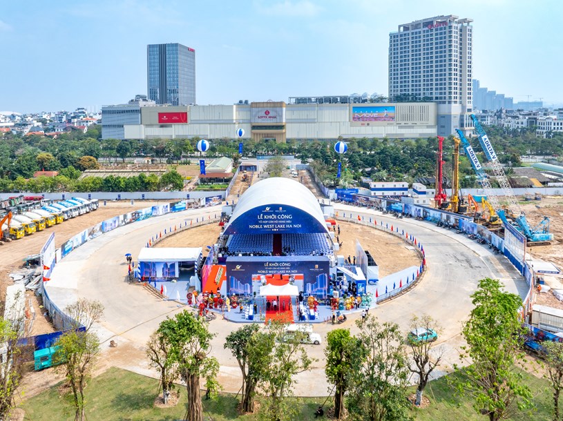 Sunshine Group chính thức khởi công Noble West Lake Ha Noi - tổ hợp căn hộ hàng hiệu số 1 Việt Nam  - Ảnh 1