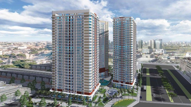 Phối cảnh dự &aacute;n Imperial Plaza 360 Giải Ph&oacute;ng của Tincom Group (Ảnh: Internet)