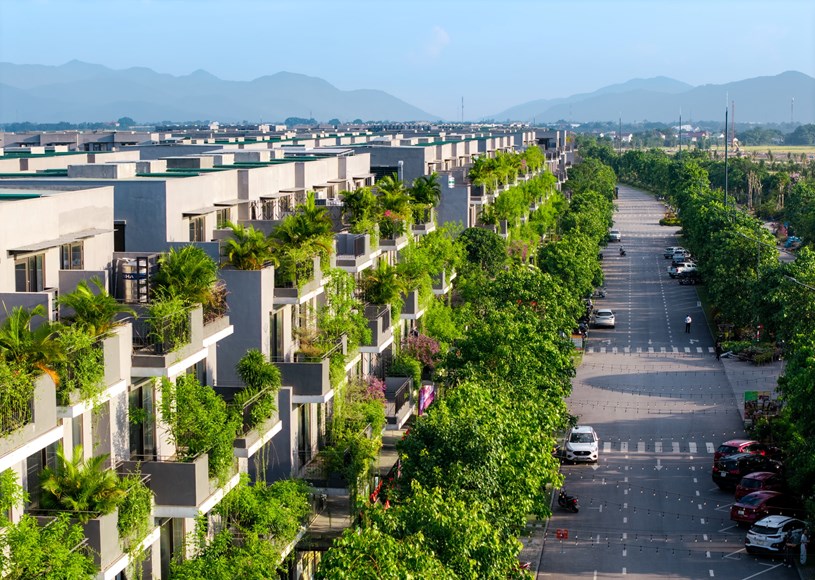 Một g&oacute;c đại đ&ocirc; thị xanh Eco Central Park.