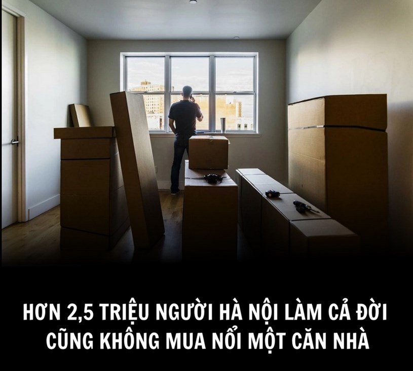 Hơn 2.5 triệu người H&#224; Nội l&#224;m cả đời cũng kh&#244;ng mua nổi nh&#224; - Ảnh 1