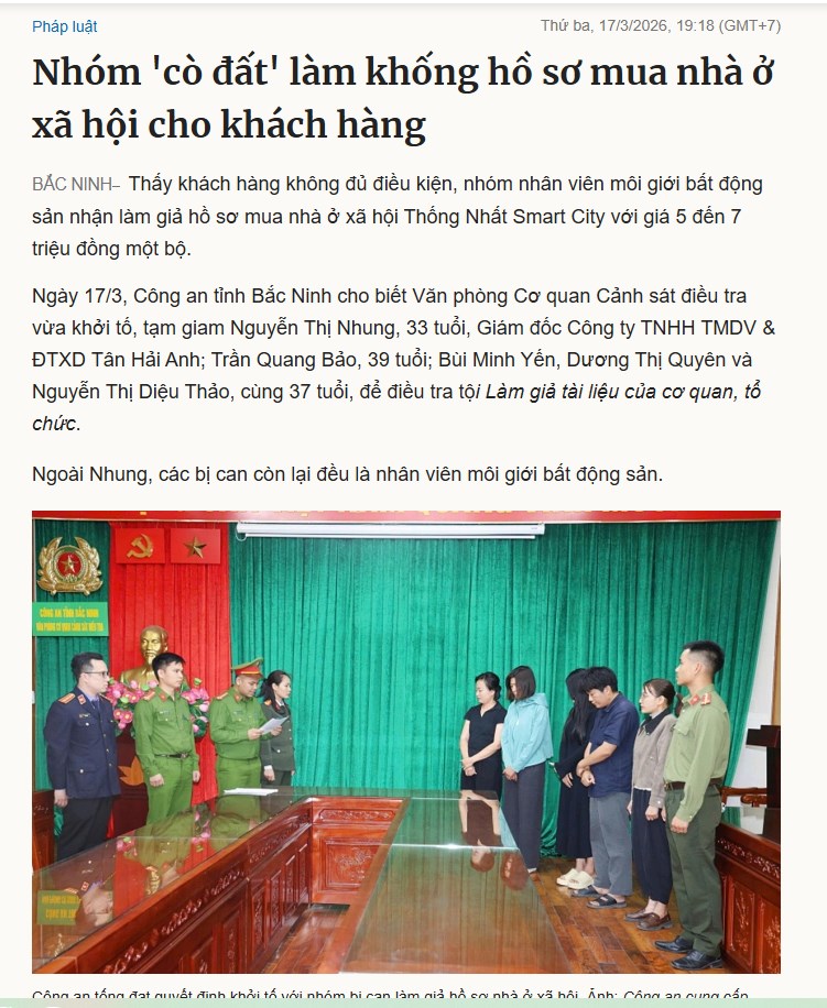 Th&ocirc;ng tin tr&ecirc;n b&aacute;o VnExpress&nbsp;