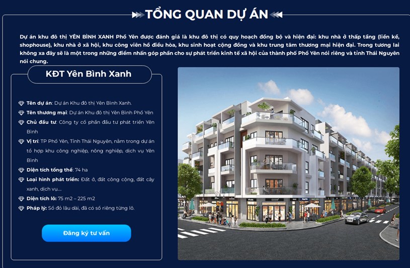 Những vấn đề xung quanh Dự &#225;n Khu đ&#244; thị Y&#234;n B&#236;nh - Ảnh 1