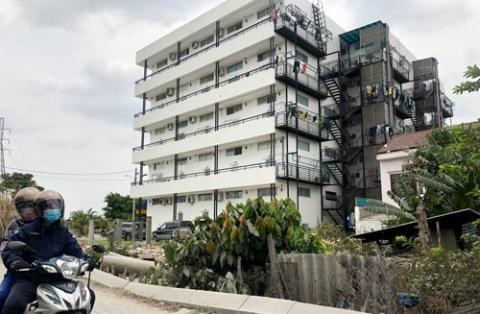 Chung cư với hơn 100 căn hộ xây trái phép ở đường 36, phường Linh Đông, quận Thủ Đức, TP HCM