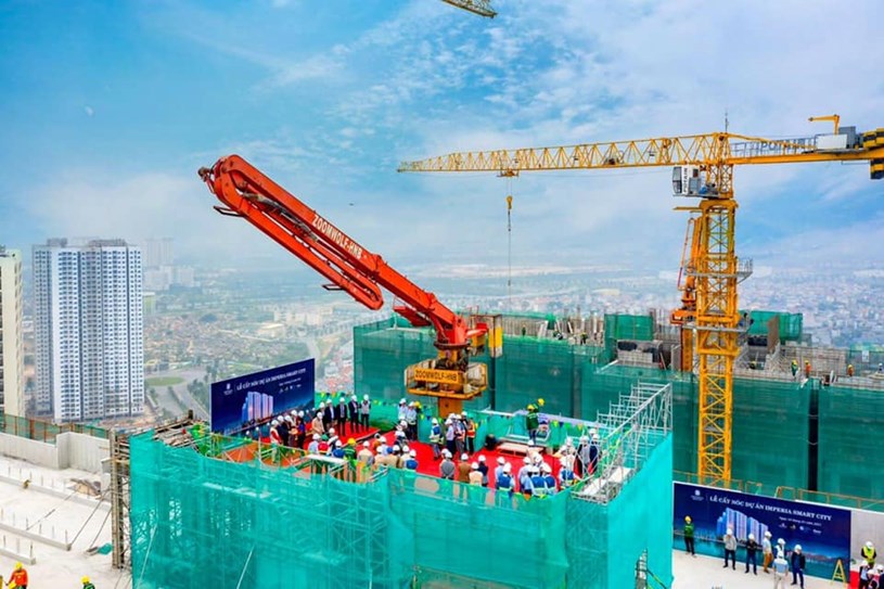 Imperia Smart City chính thức cất nóc tòa đầu tiên - Ảnh 2