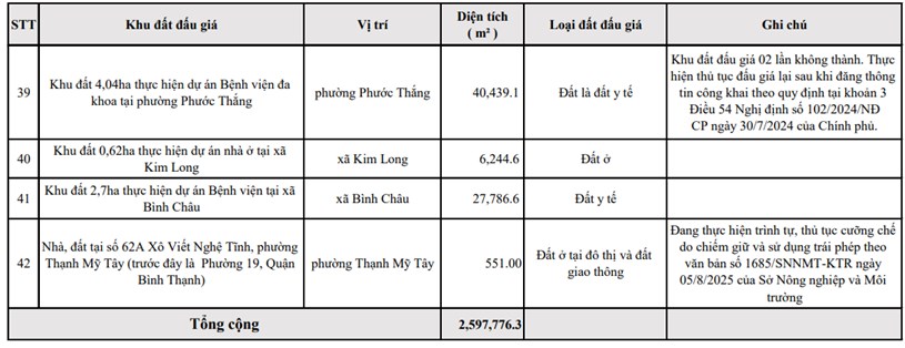 Chuẩn bị lúa gom hàng ngon thôi ae: TP.HCM ban hành kế hoạch đấu giá 50 khu đất, lô đất  - Ảnh 6