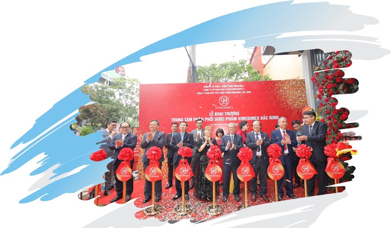 Lễ khai trương Trung t&acirc;m ph&acirc;n phối dược phẩm Vimedimex Bắc Ninh&nbsp;