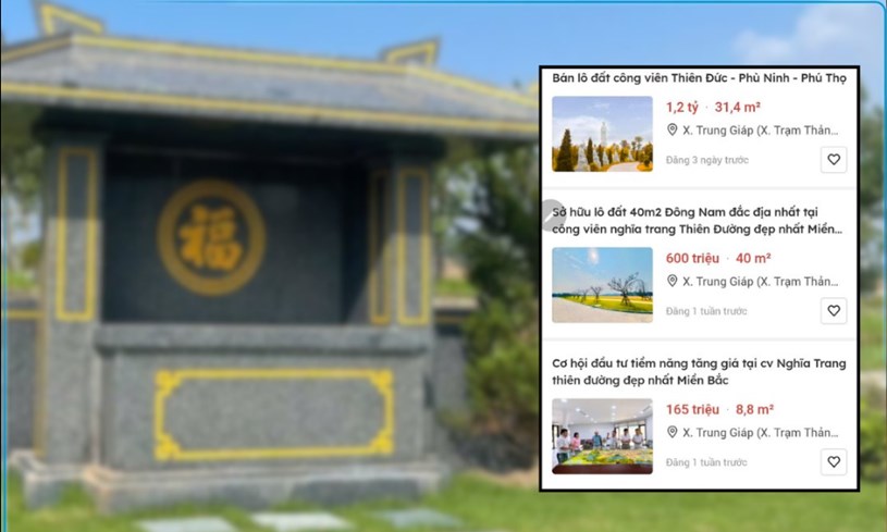 NHỘN NHỊP THỊ TRƯỜNG ĐẤT CÕI ÂM  - Ảnh 1