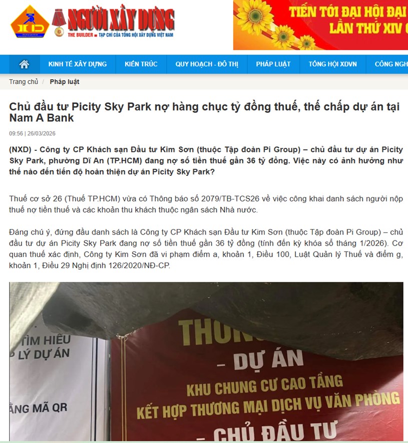 Chi tiết link b&agrave;i viết tr&ecirc;n tờ Người X&acirc;y Dựng:&nbsp;https://nguoixaydung.com.vn/phap-luat/chu-dau-tu-picity-sky-park-no-hang-chuc-ty-dong-thue-the-chap-du-an-tai-nam-a-bank-718232.html