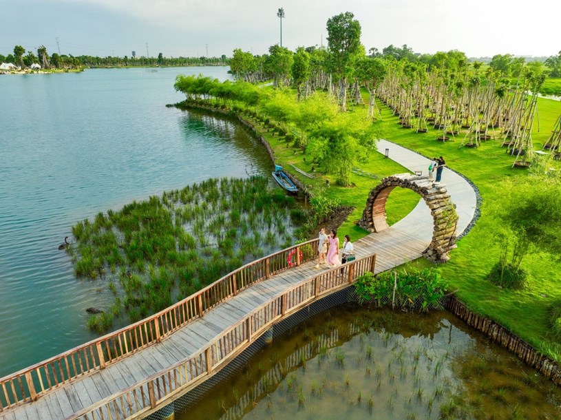 M&ocirc;i trường sống tạo cảm hứng tại đại đ&ocirc; thị Eco Retreat, ph&iacute;a T&acirc;y TP.HCM - Ảnh: E.C.P