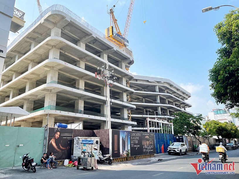 Hiện trạng dự &aacute;n Lancaster Lagecy. (Ảnh: Anh Phương)