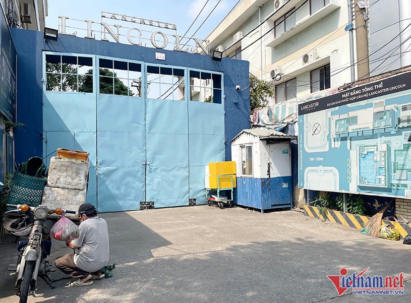 Dự &aacute;n Lancaster Lincoln hiện vẫn đang ngưng thi c&ocirc;ng. (Ảnh: Anh Phương)