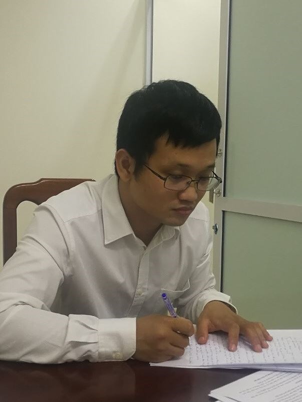 Bị can Hoàng Duy Quang, nhân viên Công ty Trách nhiệm hữu hạn tư vấn đầu tư và thẩm định AMAX, vai trò đồng phạm.