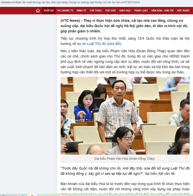 ĐBQH đề xuất không cải tạo nhà cao tầng, chung cư xuống cấp trong nội đô Hà Nội: Anh em nội thành có sẵn sàng "dạt" ra biên?  - Ảnh 1