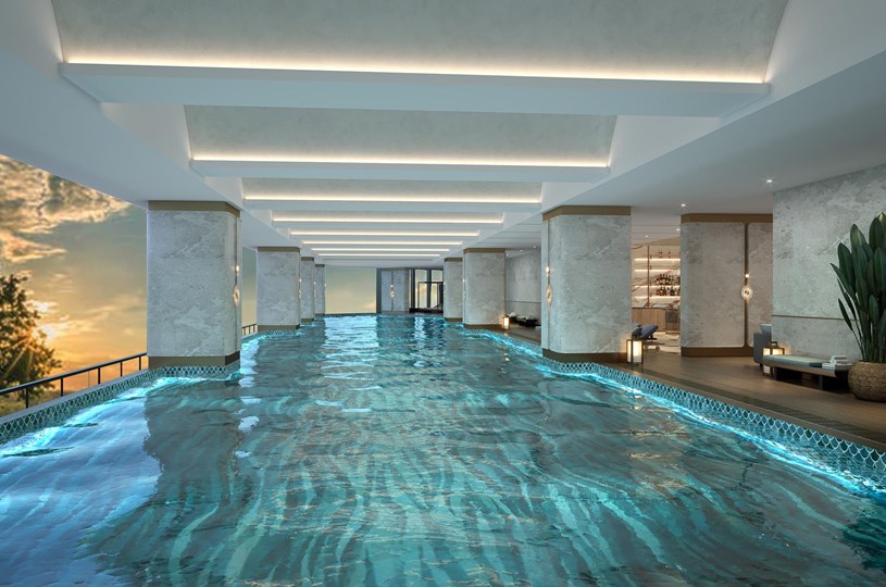 T&ograve;a th&aacute;p Thanh Long sở hữu nhiều tiện &iacute;ch nội khu đẳng cấp. Ảnh: Sun Group.