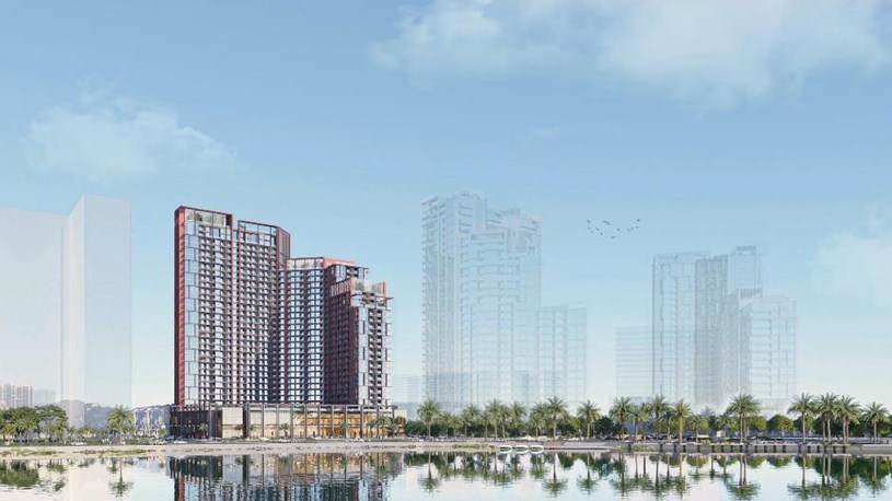 Tọa độ v&agrave;ng tại mặt đường Trần Hưng Đạo - L&ecirc; Văn Duyệt s&aacute;t s&ocirc;ng H&agrave;n mang lại khả năng kết nối vượt trội cho cư d&acirc;n t&ograve;a Symphony 5. Ảnh: Sun Property.