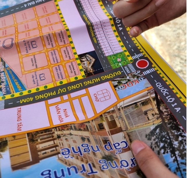 Với một bản in m&agrave;u sặc sỡ, khu đất đ&atilde; trở th&agrave;nh khu phức hợp được một tập đo&agrave;n BĐS lớn đầu tư